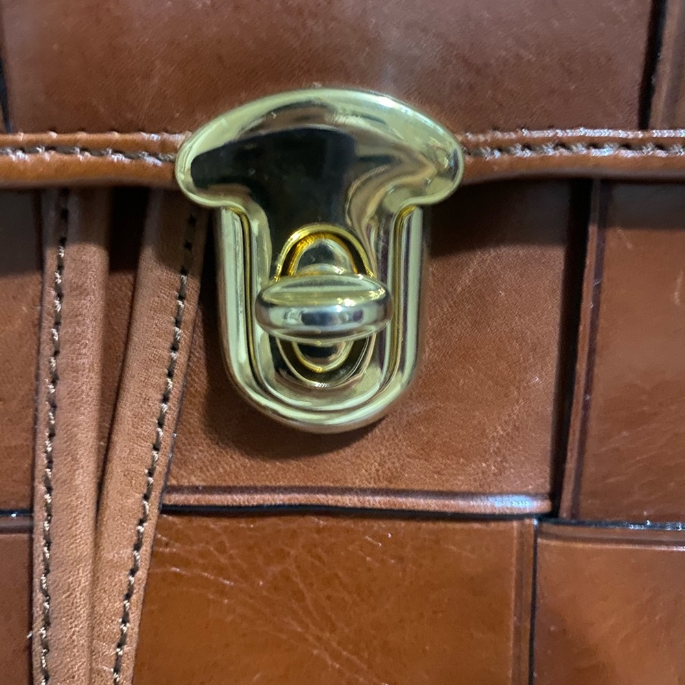 Weave Leather Backpack - Picture 3 of 7